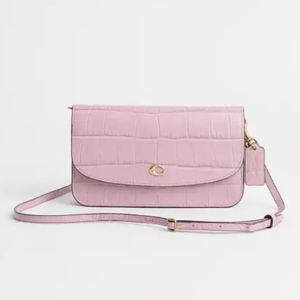 New: Coach Hayden Crossbody or Clutch. Embossed Leather